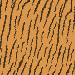 pattern texture tiger orange stripe repeated seamless black jungle safari