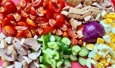 red and yellow peppers - vegetables
