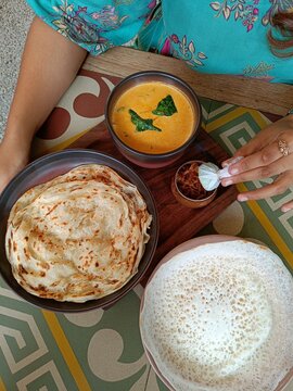 Indian Food Appam Paratha