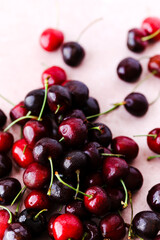 Dozens of Fresh Dark Sweet Cherries