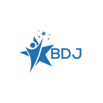 BDJ Letter logo  white background .BDJ Business finance logo design vector image  in illustrator .BDJ  letter logo design for entrepreneur and business.
