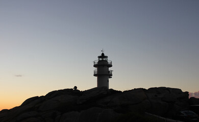 lighthouse in the north coast of Galicia