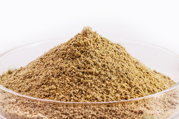Yeast Extract Powder, a waste product from brewing that contains high concentrations of yeast and is often used in the food industry as an additive - obrazy, fototapety, plakaty