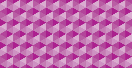 Pink Polygonal Mosaic pattern. Mosaic Background, Creative Design Templates. Abstract Background with triangles 3d Geometric seamless pattern. Hexagon. Colorful texture. Light Gradient. Low poly style
