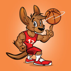 Kangro football player illustration