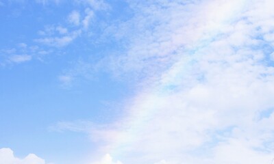 blue sky with clouds