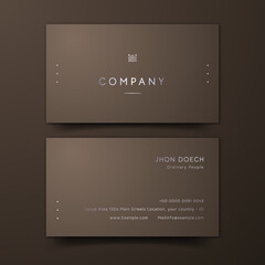Luxury Elegant Business Card Editable Template