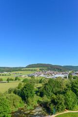 Panoramaansicht Mühlheim an der Donau (Landkreis Tuttlingen) in Baden-Württemberg