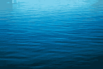 Illustration of water ripple texture background. Wavy surface of the water during the day in bright sunlight.