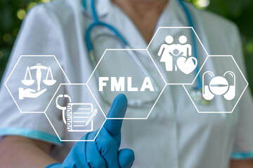 FMLA Family Medical Leave Act Concept.