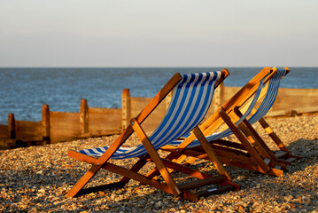 Lounge Chairs on the Beach - Whitstable