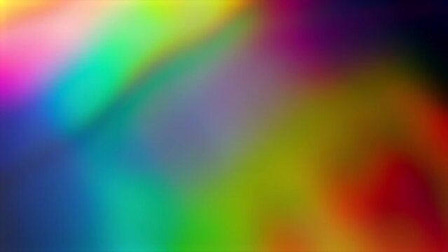 colorful rainbow light leak overlay footage for video effect. light transition for special visual effect and film transition frame by frame. natural color gradient lens flare animation in retro style