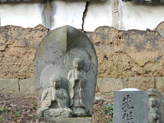 Old stone statues 