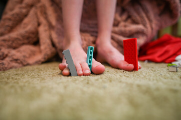 feet on the carpet
