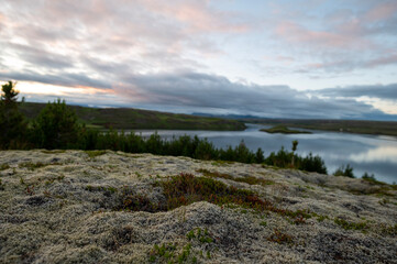 lake in the mountains