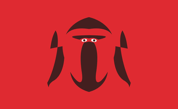 monkey logo illustration wallpaper vector