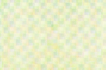 グリーンのモザイクの背景 春 秋