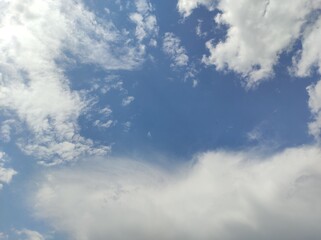 blue sky with clouds