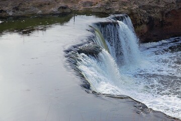 paisaje de la cascada Cifuentes en la cçCoronel Dorrego provincia de buenos aire argentina © Alejandro