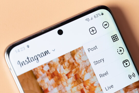 Creating content on instagram