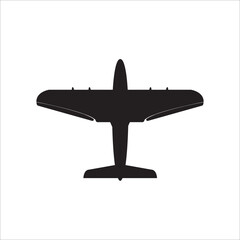 Aircraft vector modern design illustration