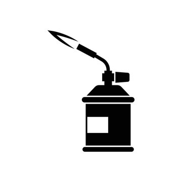 Blow Torch Icon Design Isolated On White Background. Vector Illustration