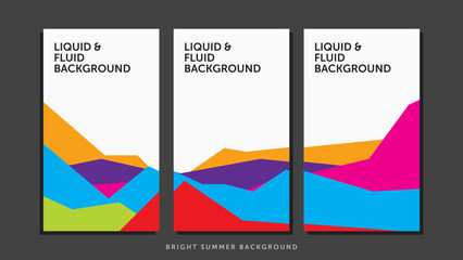 Obraz premium Abstract bright color summer social media and posters background 