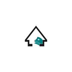 Fototapeta premium financial center logo design vector illustration