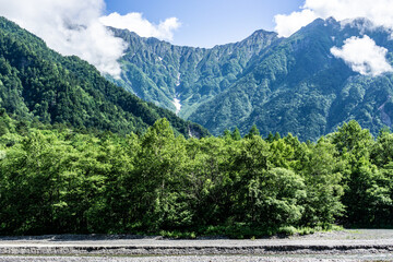 長野県松本市上高地からの景色