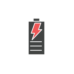 Battery, charging icons  symbol vector elements for infographic web
