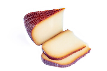 Smoked cheddar cheese. rustic cheese. Sliced smoked cheese. gourmet cheese. local name isli cerkez peyniri