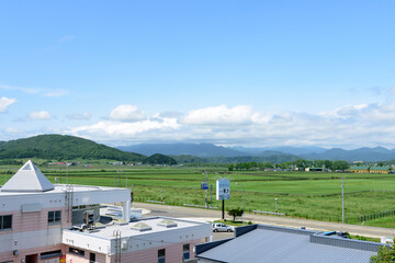 北海道　ひだか　優駿浪漫街道　三石付近
