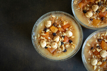 Traditional delicious Turkish dessert; Ashura (Asure)