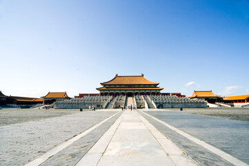 Forbidden Museum in Beijing, China, is one of the largest and most complete preserved wooden buildings in the world. It was listed as a World Cultural Heritage Site in 1987.