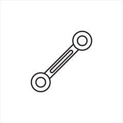 wrench vector for website symbol icon presentation
