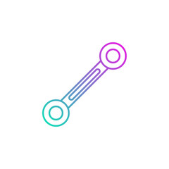 wrench vector for website symbol icon presentation