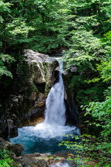 Obraz premium 岐阜県中津川市の竜神の滝