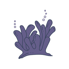 Fototapeta premium cute seaweed hand drawn vector illustration design element