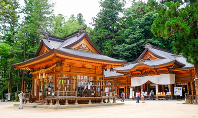 Obraz premium 穂高神社 神楽殿