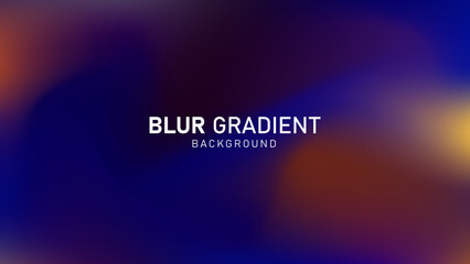 Colorful modern gradient blur background design