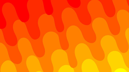 abstract orange color background with wavy pattern for modern graphic design element