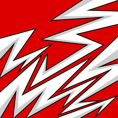 Abstract background with various sharp and arrow pattern