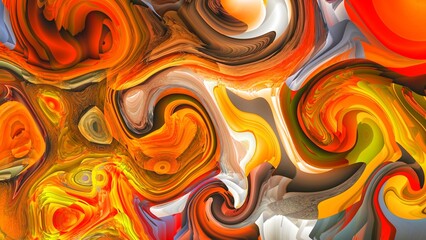 Colorful waves. Best wallpaper for interior decoration. Design for T shirt, bed sheet, table cloth, curtain and fabric print. 3d Textile art. Popular fashion design. Abstract art. Excellent painting.
