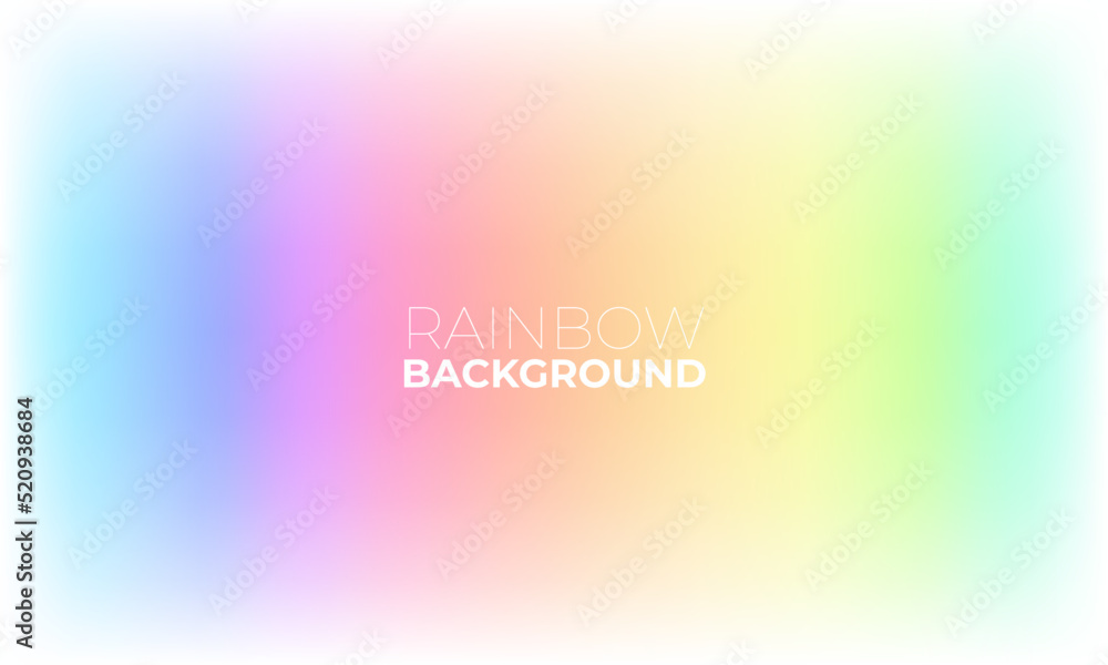 Poster soft blurred background with gradient rainbow color palette. abstract geometric pastel colorful back