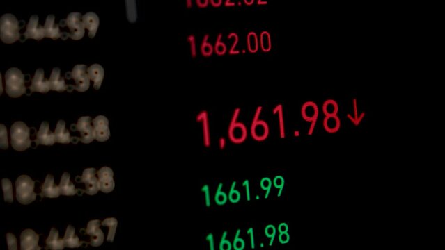 Ethereum ETH Price market on monitor screen. Cryptocurrency Trading Exchange