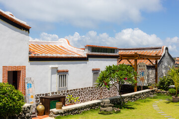 Erkan historic village in Penghu of Taiwan