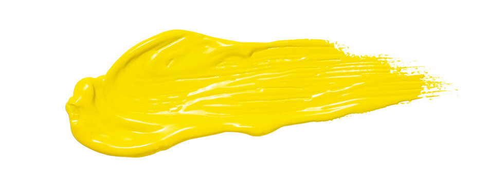 黄色い絵の具の背景テクスチャー