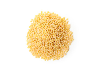 Pile of ptitim isolated on white background