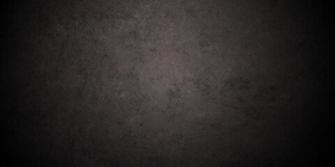 Black stone concrete grunge texture and backdrop background anthracite panorama. Panorama dark grey black slate background or texture.	
