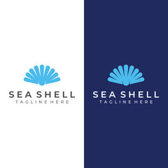 Pearl sea shell logo, with vector illustration design editing.